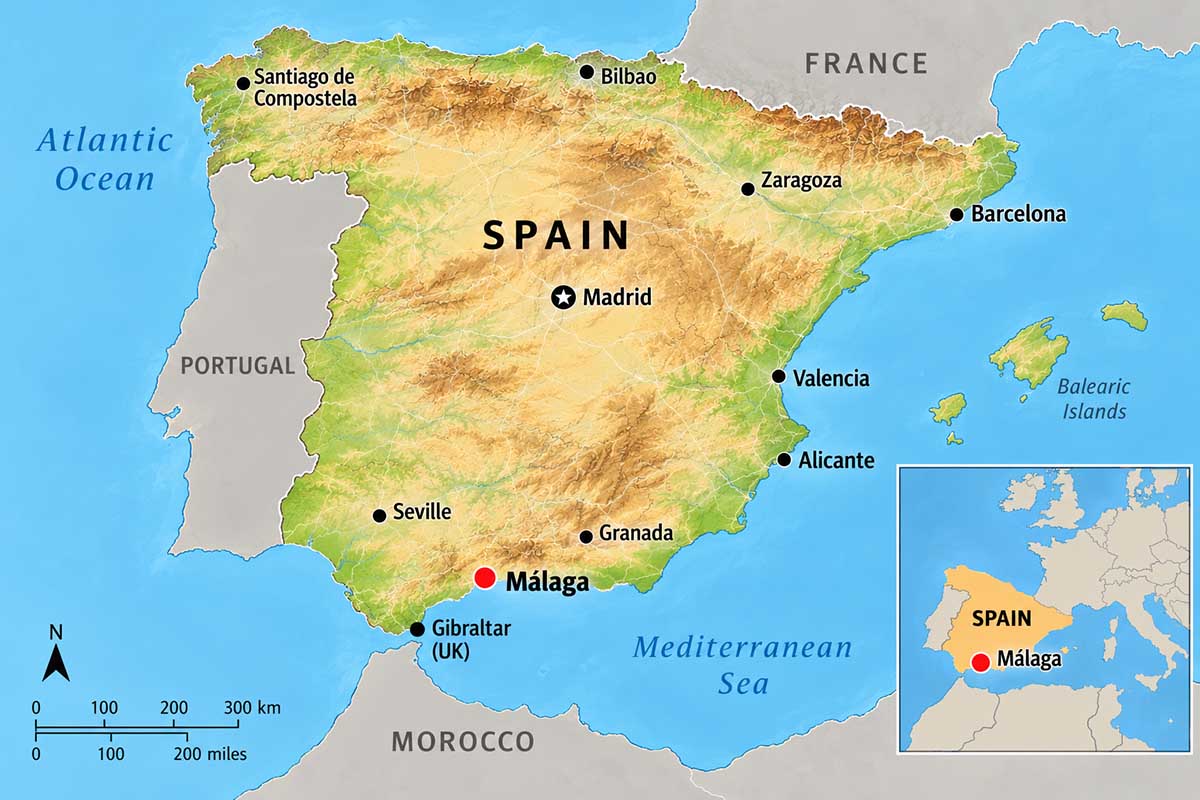 Malaga in one day